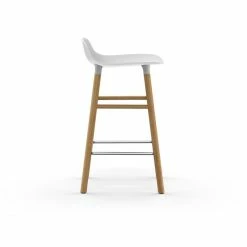 Normann Copenhagen Form Barstuhl Oak - Sitzhöhe 75 Cm - B 44 X T 44 Cm - White -Leitmotiv Shop unnamed file 10