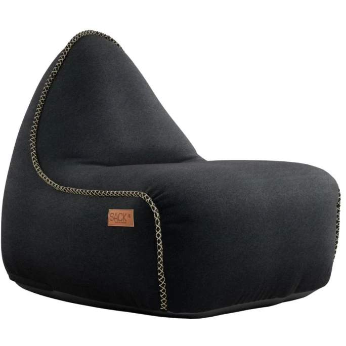 SACKit Canvas Lounge Chair Sitzsack - 96x80x70 Cm - Black 3 SACKit Canvas Lounge Chair Sitzsack - 96x80x70 Cm - Black