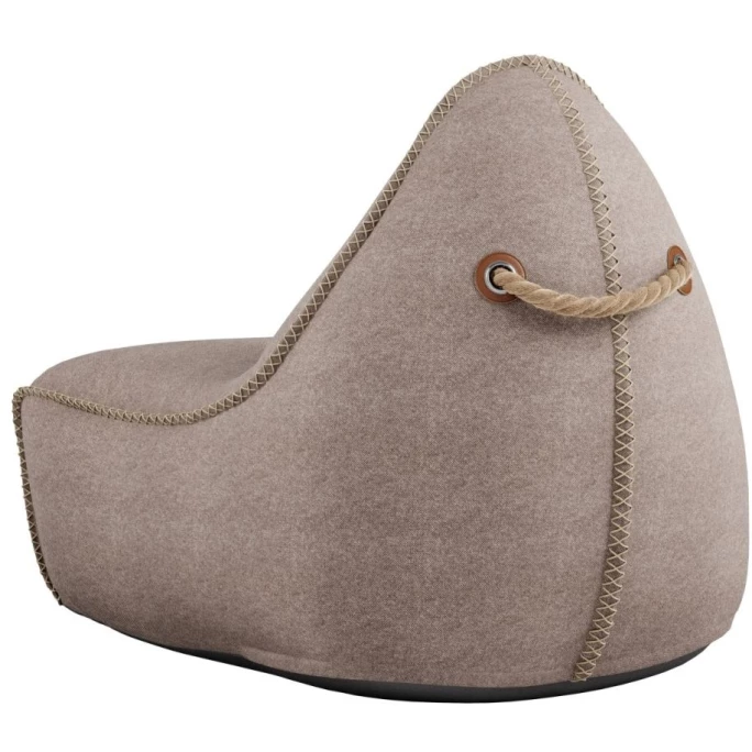 SACKit Canvas Lounge Chair Sitzsack - 96x80x70 Cm - Sand 5 SACKit Canvas Lounge Chair Sitzsack - 96x80x70 Cm - Sand – Bild 3