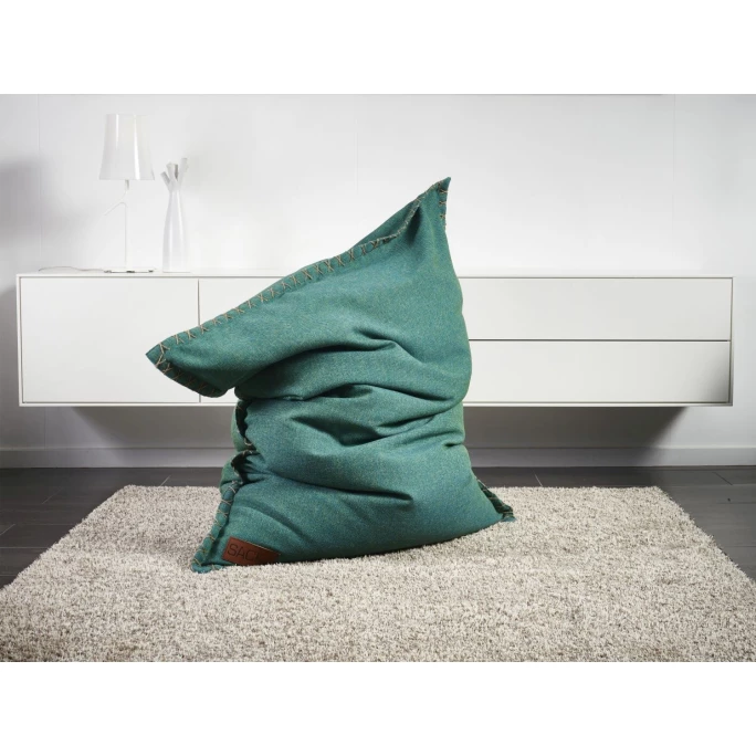SACKit Cobana Beanbag Sitzsack - 115x140 Cm - Petrol Melange 5 SACKit Cobana Beanbag Sitzsack - 115x140 Cm - Petrol Melange – Bild 3