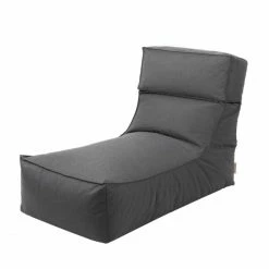 Blomus STAY Sonnenliege / Sitzsack-Liege Indoor & Outdoor - 120x60x75 Cm - Coal