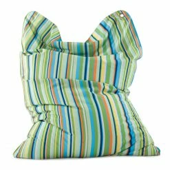 Sitting Bull FASHION BULL Sitzsack - 190x130 Cm - Stripes Green