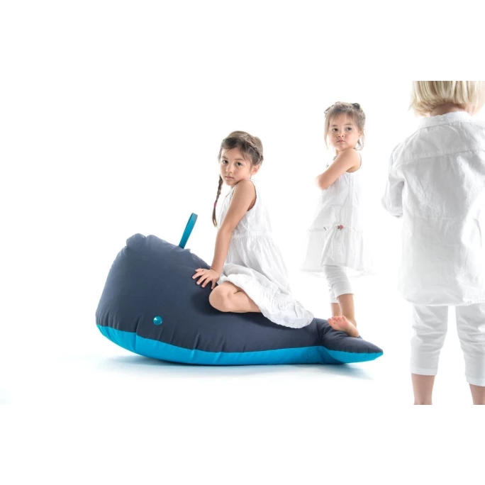 Sitting Bull Happy Zoo Ben Kinder-Sitzsack - 92x47x70 Cm - Dunkelblau 8 Sitting Bull Happy Zoo Ben Kinder-Sitzsack - 92x47x70 Cm - Dunkelblau – Bild 6
