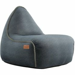 SACKit Canvas Lounge Chair Sitzsack - 96x80x70 Cm - Petrol