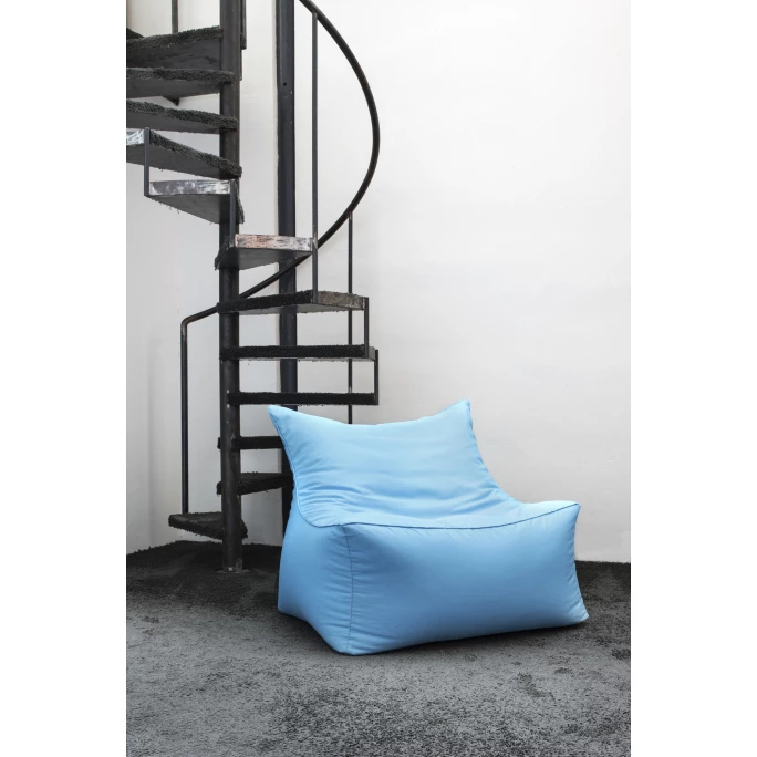 Sitting Bull CUBIC LOVE SEAT Sitzsack-Sessel Für Zwei - L 70 X B 90 X H 80 Cm - Blau 4 Sitting Bull CUBIC LOVE SEAT Sitzsack-Sessel Für Zwei - L 70 X B 90 X H 80 Cm - Blau – Bild 2