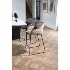 Riviera Maison Rivièra Maison Frisco Drive Barhocker - 42x51x97 Cm - Golden Mink -Leitmotiv Shop unnamed file 116