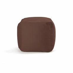 Sitting Bull SQUARE BULL Hocker Outdoor - 42x42 Cm - Höhe 46 Cm - Braun-grau