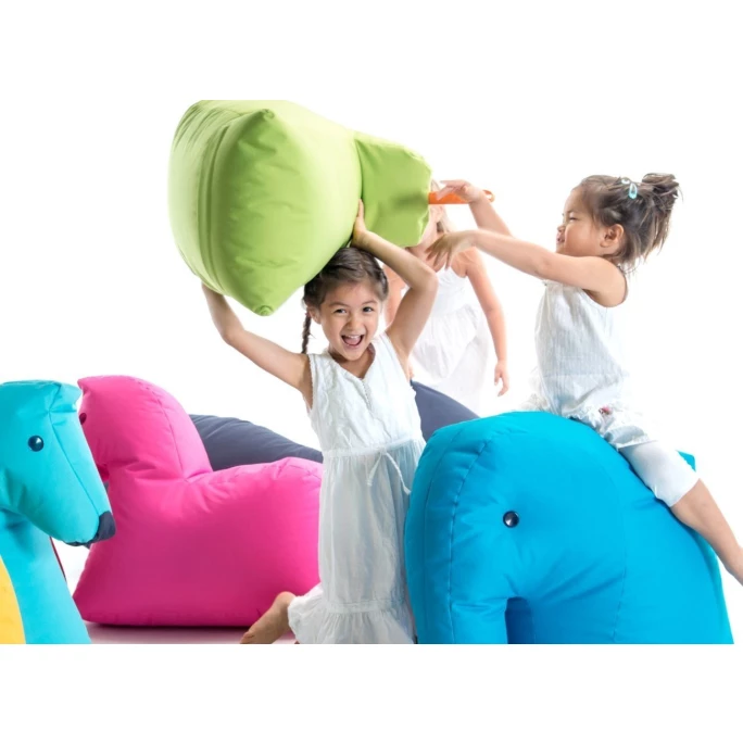 Sitting Bull Happy Zoo Lotte Kinder-Sitzsack - 81x67x37 Cm - Hellblau 7 Sitting Bull Happy Zoo Lotte Kinder-Sitzsack - 81x67x37 Cm - Hellblau – Bild 5