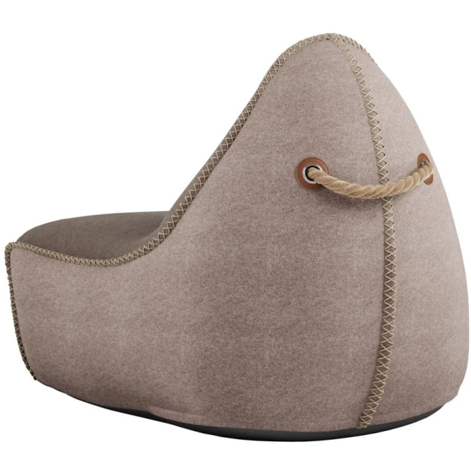 SACKit Canvas Lounge Chair Sitzsack - 96x80x70 Cm - Brown-sand 4 SACKit Canvas Lounge Chair Sitzsack - 96x80x70 Cm - Brown-sand – Bild 2