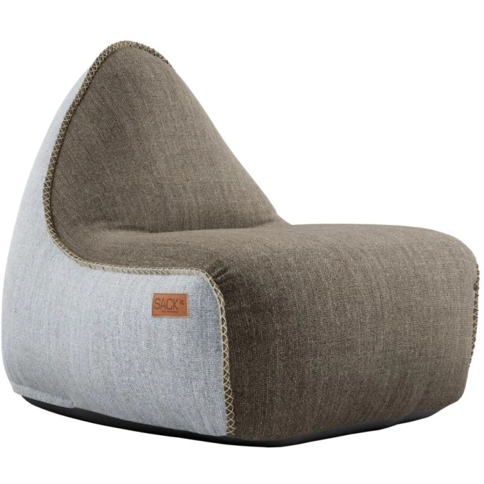 SACKit Cobana Lounge Chair Sitzsack - 96x80x70 Cm - Brown-white 3 SACKit Cobana Lounge Chair Sitzsack - 96x80x70 Cm - Brown-white