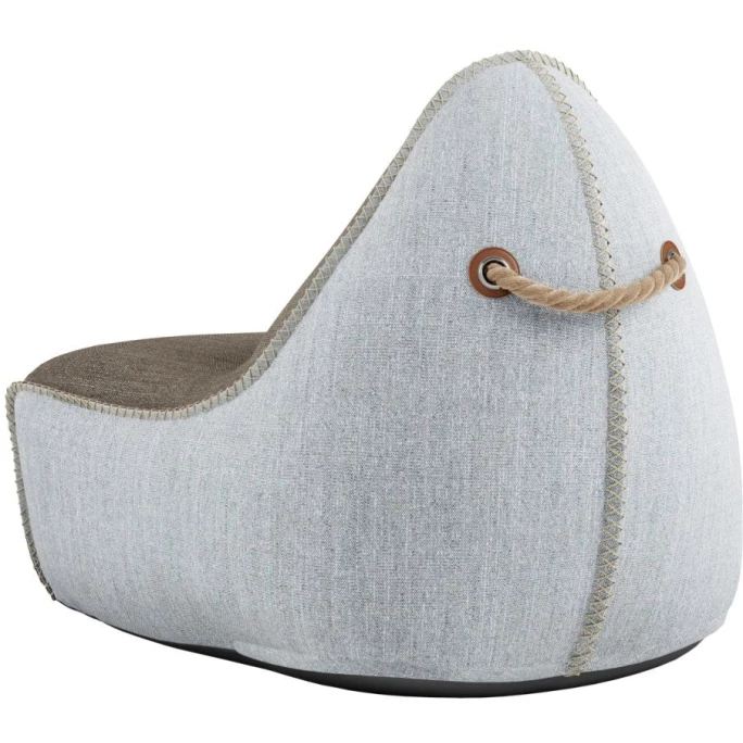 SACKit Cobana Lounge Chair Sitzsack - 96x80x70 Cm - Brown-white 4 SACKit Cobana Lounge Chair Sitzsack - 96x80x70 Cm - Brown-white – Bild 2