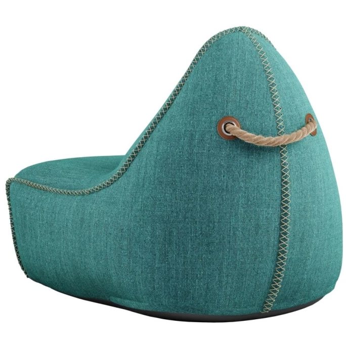 SACKit Cobana Lounge Chair Sitzsack - 96x80x70 Cm - Petrol Melange 4 SACKit Cobana Lounge Chair Sitzsack - 96x80x70 Cm - Petrol Melange – Bild 2