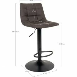 House Nordic Middelfart Barhocker 2er-Set - 2er-Set - 43x43x88-108 Cm - Grau 12 House Nordic Middelfart Barhocker 2er-Set - 2er-Set - 43x43x88-108 Cm - Grau -Leitmotiv Shop unnamed file 133