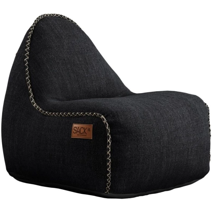 SACKit Cobana Lounge Chair Junior-Sitzsack - 82x65x65 Cm - Black 3 SACKit Cobana Lounge Chair Junior-Sitzsack - 82x65x65 Cm - Black