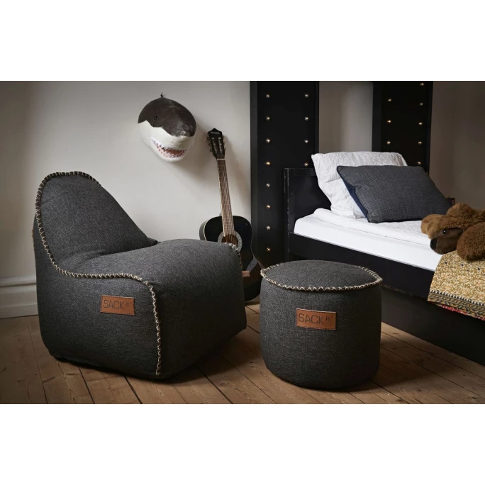 SACKit Cobana Lounge Chair Junior-Sitzsack - 82x65x65 Cm - Black 5 SACKit Cobana Lounge Chair Junior-Sitzsack - 82x65x65 Cm - Black – Bild 3