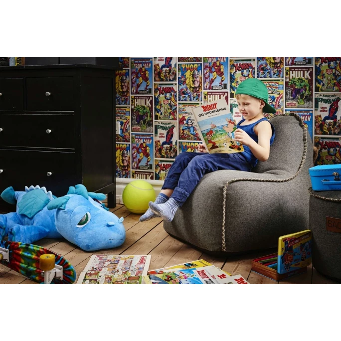 SACKit Cobana Lounge Chair Junior-Sitzsack - 82x65x65 Cm - Grey 8 SACKit Cobana Lounge Chair Junior-Sitzsack - 82x65x65 Cm - Grey – Bild 6