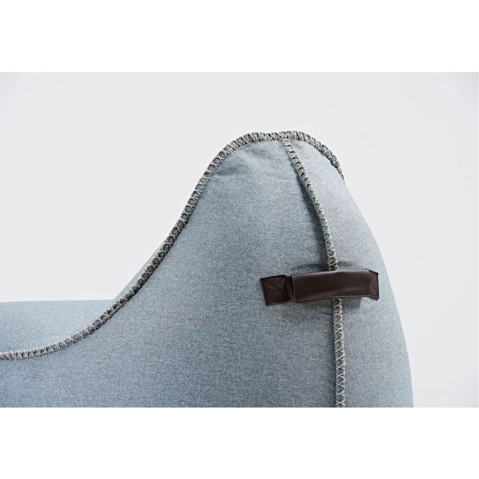 SACKit Medley Lounge Chair Sitzsack - 96x80x70 Cm - Dusty Blue 5 SACKit Medley Lounge Chair Sitzsack - 96x80x70 Cm - Dusty Blue – Bild 3