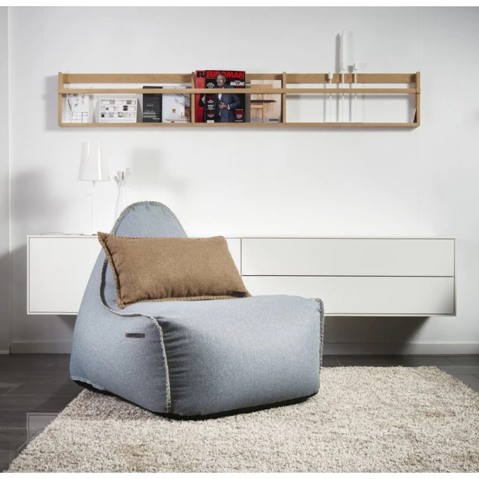 SACKit Medley Lounge Chair Sitzsack - 96x80x70 Cm - Dusty Blue 6 SACKit Medley Lounge Chair Sitzsack - 96x80x70 Cm - Dusty Blue – Bild 4