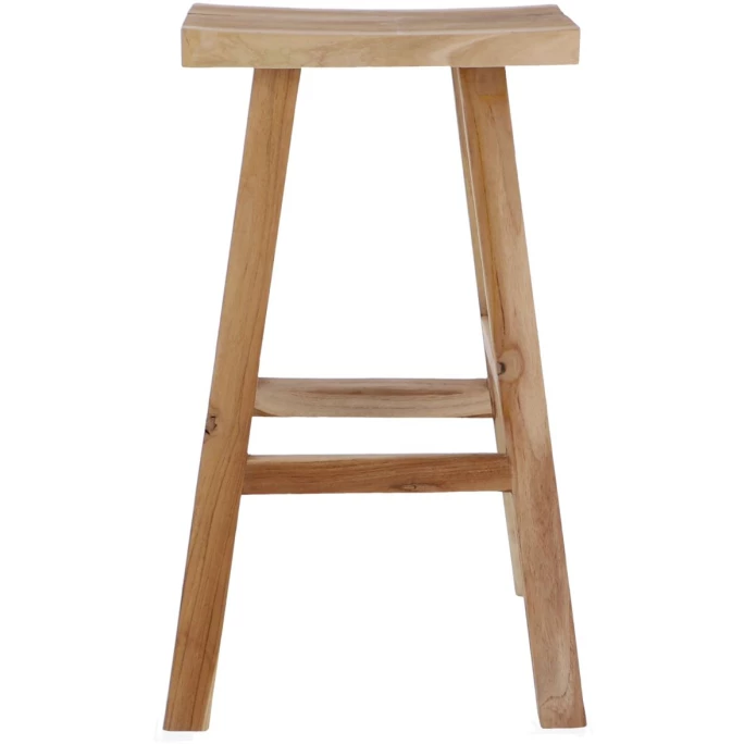 Jan Kurtz CURVE Barhocker - 72x50x40 Cm - Teak 3 Jan Kurtz CURVE Barhocker - 72x50x40 Cm - Teak