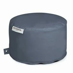 OUTBAG Rock Sitzhocker Skin - Ø 60 - Höhe 35 Cm - Shark-grey