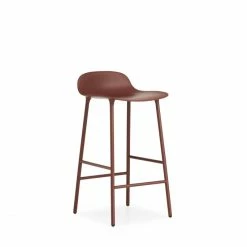 Normann Copenhagen Form Barstuhl Steel - Sitzhöhe 65 Cm - B 43 X T 43 Cm - Red