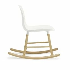 Normann Copenhagen Normann Form Rocking Oak Schaukelstuhl - H 73 X B 47 X T 67 Cm - White / Eiche -Leitmotiv Shop unnamed file 1461