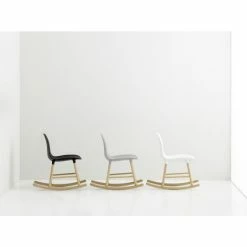 Normann Copenhagen Normann Form Rocking Oak Schaukelstuhl - H 73 X B 47 X T 67 Cm - White / Eiche -Leitmotiv Shop unnamed file 1464