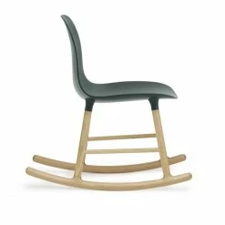Normann Copenhagen Normann Form Rocking Oak Schaukelstuhl - H 73 X B 47 X T 67 Cm - Green / Eiche -Leitmotiv Shop unnamed file 1487