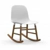 Normann Copenhagen Normann Form Rocking Walnut Schaukelstuhl - H 73 X B 47 X T 67 Cm - White / Walnuss -Leitmotiv Shop unnamed file 1494