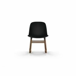 Normann Copenhagen Normann Form Rocking Walnut Schaukelstuhl - H 73 X B 47 X T 67 Cm - Black / Walnuss -Leitmotiv Shop unnamed file 1504