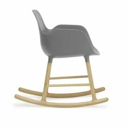 Normann Copenhagen Normann Form Rocking Oak Schaukelstuhl Mit Armlehne - H 73 X B 56 X T 67 Cm - Grey / Eiche -Leitmotiv Shop unnamed file 1519