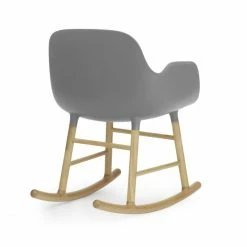 Normann Copenhagen Normann Form Rocking Oak Schaukelstuhl Mit Armlehne - H 73 X B 56 X T 67 Cm - Grey / Eiche -Leitmotiv Shop unnamed file 1520