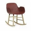 Normann Copenhagen Normann Form Rocking Oak Schaukelstuhl Mit Armlehne - H 73 X B 56 X T 67 Cm - Red / Eiche -Leitmotiv Shop unnamed file 1539