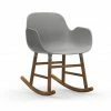 Normann Copenhagen Normann Form Rocking Walnut Schaukelstuhl Mit Armlehne - H 73 X B 56 X T 67 Cm - Grey / Walnuss -Leitmotiv Shop unnamed file 1549