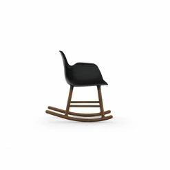 Normann Copenhagen Normann Form Rocking Walnut Schaukelstuhl Mit Armlehne - H 73 X B 56 X T 67 Cm - Black / Walnuss -Leitmotiv Shop unnamed file 1555