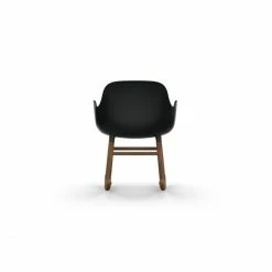 Normann Copenhagen Normann Form Rocking Walnut Schaukelstuhl Mit Armlehne - H 73 X B 56 X T 67 Cm - Black / Walnuss -Leitmotiv Shop unnamed file 1556