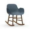 Normann Copenhagen Normann Form Rocking Walnut Schaukelstuhl Mit Armlehne - H 73 X B 56 X T 67 Cm - Blue / Walnuss -Leitmotiv Shop unnamed file 1557