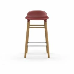 Normann Copenhagen Form Barstuhl Oak - Sitzhöhe 65 Cm - B 43 X T 43 Cm - Red 7 Normann Copenhagen Form Barstuhl Oak - Sitzhöhe 65 Cm - B 43 X T 43 Cm - Red -Leitmotiv Shop unnamed file 158
