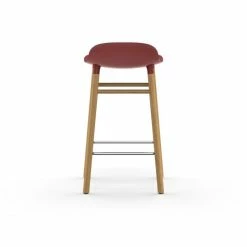 Normann Copenhagen Form Barstuhl Oak - Sitzhöhe 65 Cm - B 43 X T 43 Cm - Red 9 Normann Copenhagen Form Barstuhl Oak - Sitzhöhe 65 Cm - B 43 X T 43 Cm - Red -Leitmotiv Shop unnamed file 160