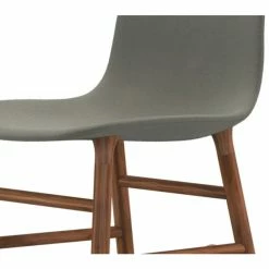 Normann Copenhagen Normann Rocking Walnut Schaukelstuhl Textil-gepolstert Fame - H 73 X B 47 X T 67 Cm - Grey 61136 -Leitmotiv Shop unnamed file 1639