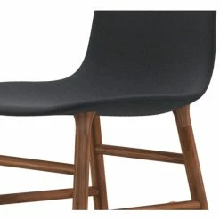 Normann Copenhagen Normann Rocking Walnut Schaukelstuhl Textil-gepolstert Fame - H 73 X B 47 X T 67 Cm - Dark Grey 60019 -Leitmotiv Shop unnamed file 1644