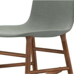 Normann Copenhagen Normann Rocking Walnut Schaukelstuhl Textil-gepolstert Steelcut - H 73 X B 47 X T 67 Cm - Grey 113 -Leitmotiv Shop unnamed file 1667