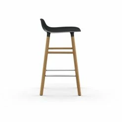 Normann Copenhagen Form Barstuhl Oak - Sitzhöhe 65 Cm - B 43 X T 43 Cm - Black -Leitmotiv Shop unnamed file 17