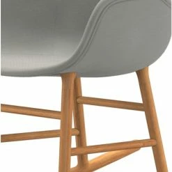 Normann Copenhagen Normann Rocking Oak Schaukelstuhl Armchair Textil-gepolstert - H 73 X B 56 X T 67 Cm - White -Leitmotiv Shop unnamed file 1721