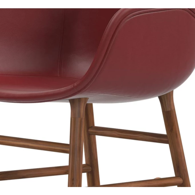 Normann Rocking Walnut Schaukelstuhl Leder-gepolstert tango - H 73 x B 56 x T 67 cm - red 41578 Normann Copenhagen Normann Rocking Walnut Schaukelstuhl Leder-gepolstert Tango - H 73 X B 56 X T 67 Cm - Red 41578 -Leitmotiv Shop unnamed file 1819