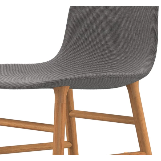 Normann Rocking Oak Schaukelstuhl Textil-gepolstert breeze fusion - H 73 x B 47 x T 67 cm - grey 4003 Normann Copenhagen Normann Rocking Oak Schaukelstuhl Textil-gepolstert Breeze Fusion - H 73 X B 47 X T 67 Cm - Grey 4003 -Leitmotiv Shop unnamed file 1823