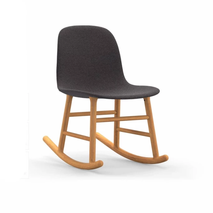 Normann Rocking Oak Schaukelstuhl Textil-gepolstert breeze fusion - H 73 x B 47 x T 67 cm - dark grey 4001 Normann Copenhagen Normann Rocking Oak Schaukelstuhl Textil-gepolstert Breeze Fusion - H 73 X B 47 X T 67 Cm - Dark Grey 4001 -Leitmotiv Shop unnamed file 1826