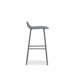 Normann Copenhagen Form Barstuhl Steel - Sitzhöhe 65 Cm - B 43 X T 43 Cm - Blue -Leitmotiv Shop unnamed file 185