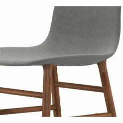 Normann Copenhagen Normann Rocking Walnut Schaukelstuhl Textil-gepolstert Remix - H 73 X B 47 X T 67 Cm - Grey 123 -Leitmotiv Shop unnamed file 1888