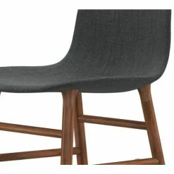 Normann Copenhagen Normann Rocking Walnut Schaukelstuhl Textil-gepolstert Remix - H 73 X B 47 X T 67 Cm - Dark Grey 163 -Leitmotiv Shop unnamed file 1893